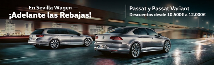 Sevilla Wagen liquida 11 unidades Passat y Passat Variant con descuentos de 10.500€ a 12.000€