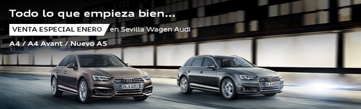 Sevilla Wagen liquida unidades A4 y A5 con descuentos de 9.700€ a 13.000€