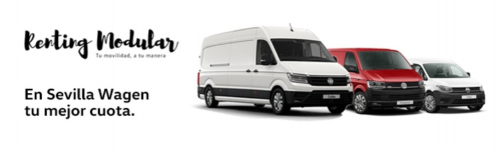 Elige tu Furgo con el Renting Modular de Sevilla Wagen y descuentos de hasta el 28%