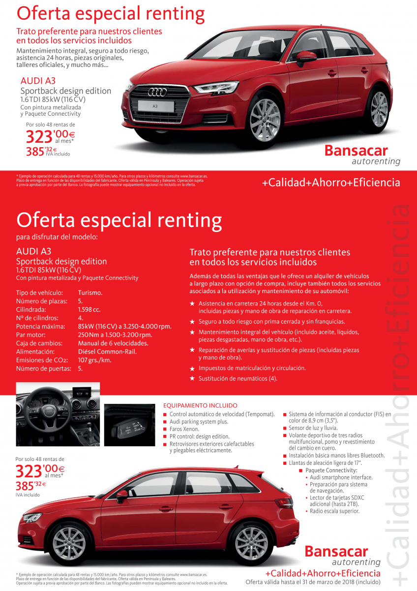 precio renting audi sevilla