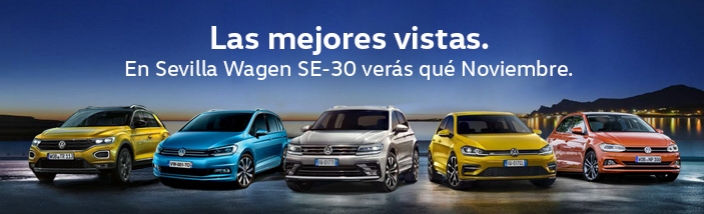 Sevilla Wagen SE-30 estrena lo nuevo de Volkswagen con una campaña de precios especiales para toda la gama