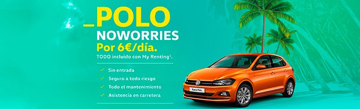 Oferta Volkswagen Polo NOWORRIES 6€/día | Sevilla Wagen