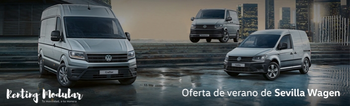 En Julio conduce tu furgón Volkswagen desde 145€ al mes con la Súper Cuota de Sevilla Wagen
