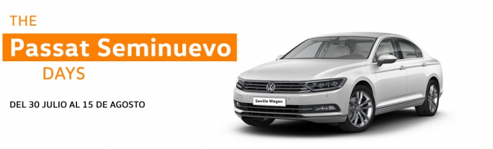 Sevilla Wagen amplia liquidación de su stock de Volkswagen Passat Seminuevo hasta el 15 de agosto