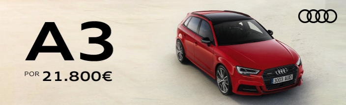 Tu A3 este mes de agosto desde 21.800€ en Sevilla Wagen Audi