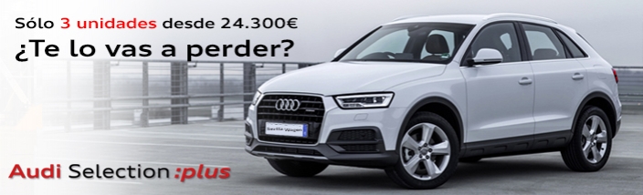 Sólo 3 unidades de Audi Q3 desde 24.300€