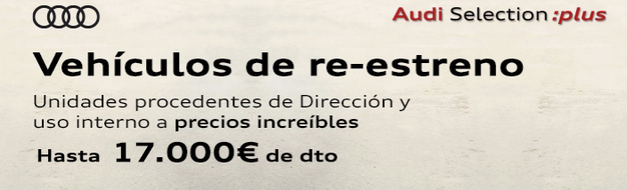 Ofertas Audi Selection Plus Septiembre 2019